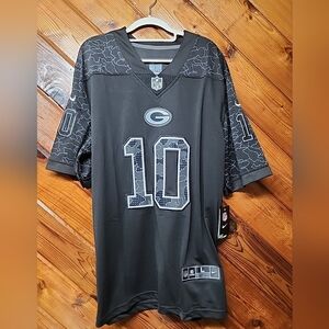 Jordan Love 10 Green Bay Packers Black Jersey